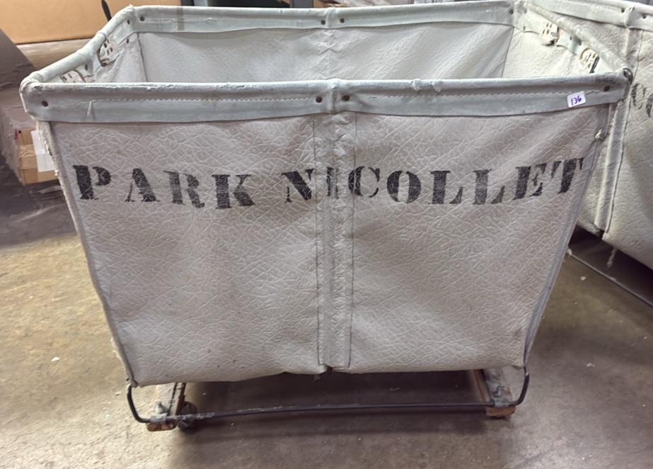 Vintage Small Laundry Cart