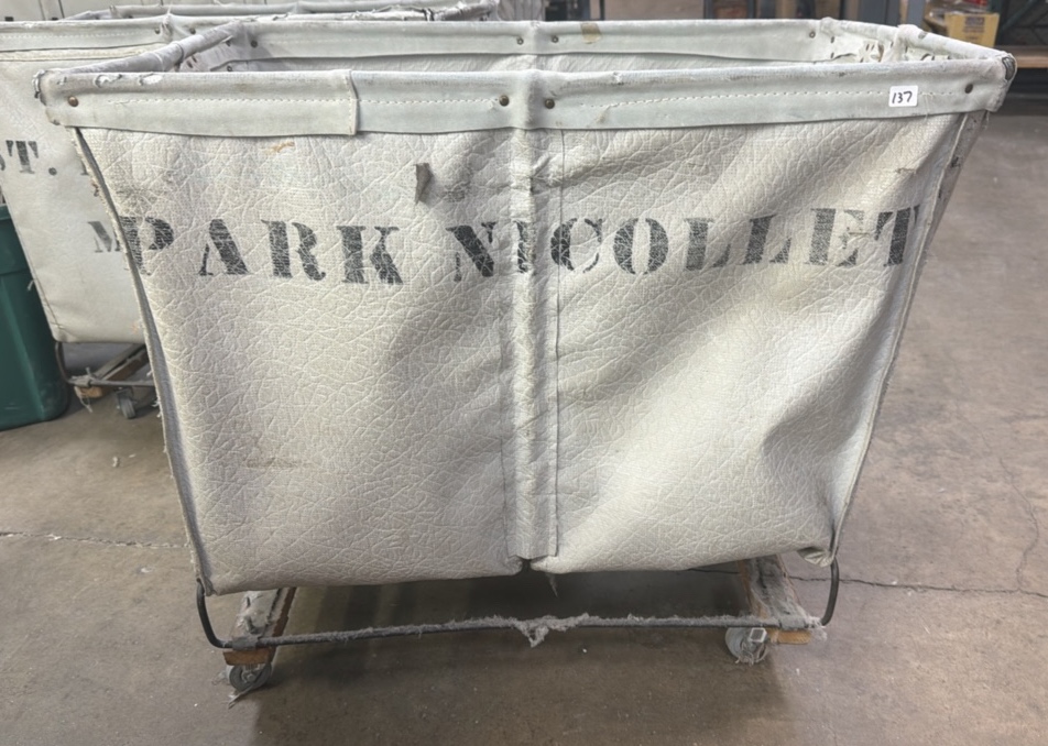 Vintage Small Laundry cart