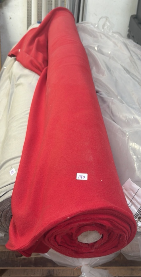 Bolt of fabric opened