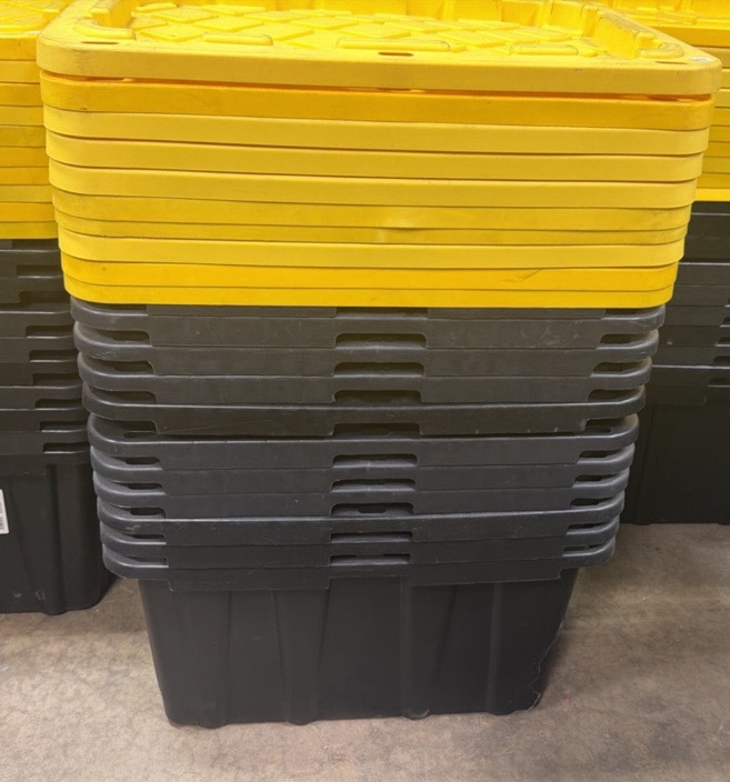 27 gallon totes (10)