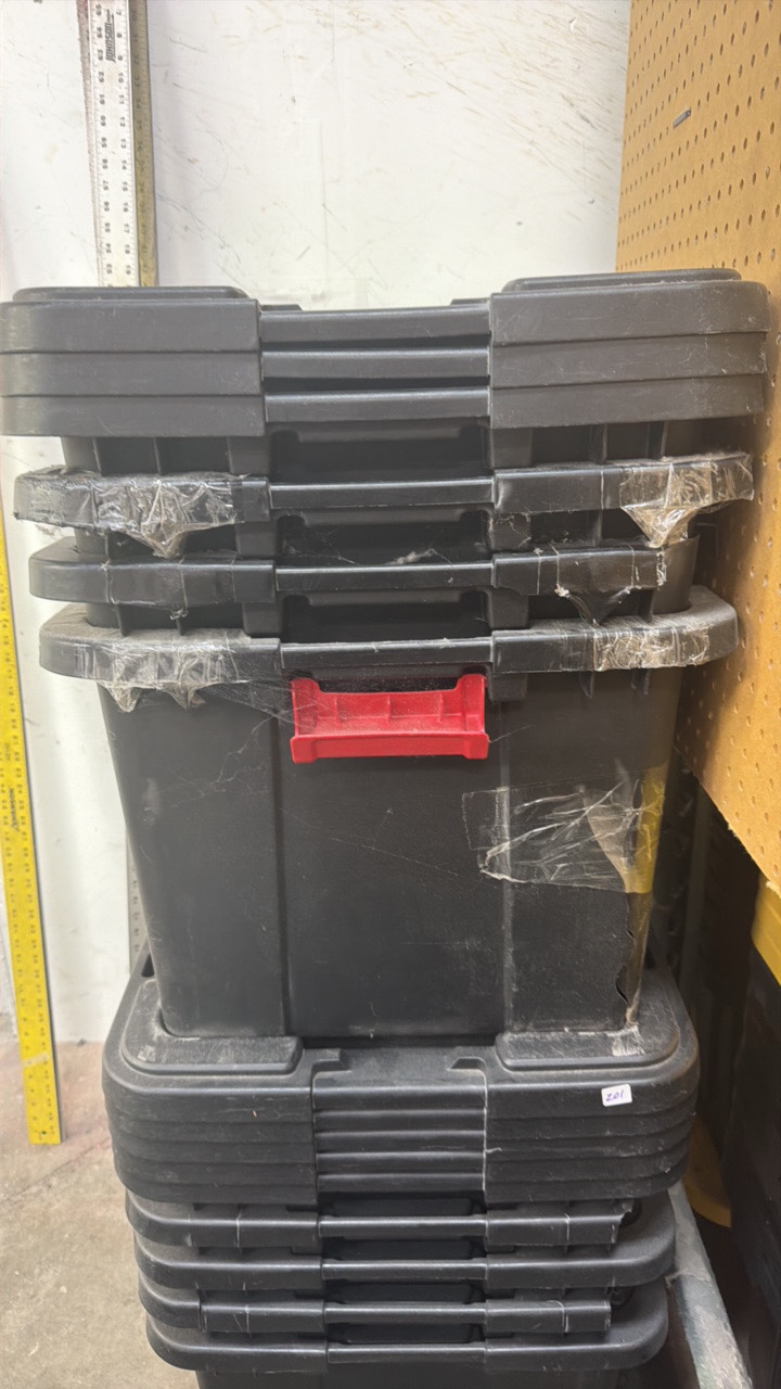 27 gallon totes black (4)