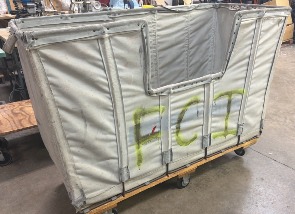 Vintage Large Laundry cart