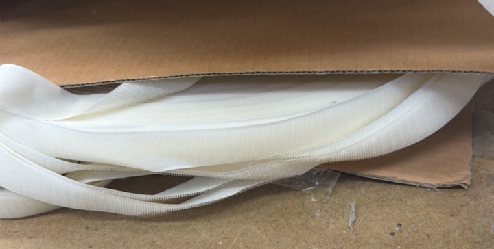 1 12 rolls of White Velcro