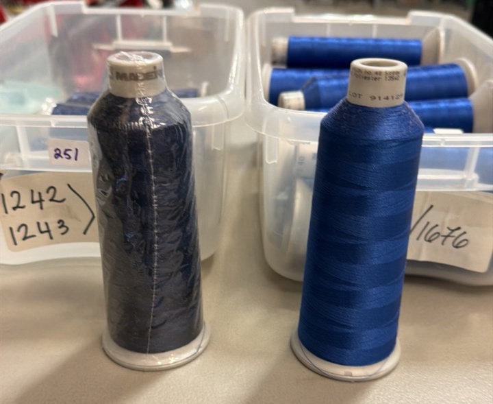 polyester embroidery thread cones