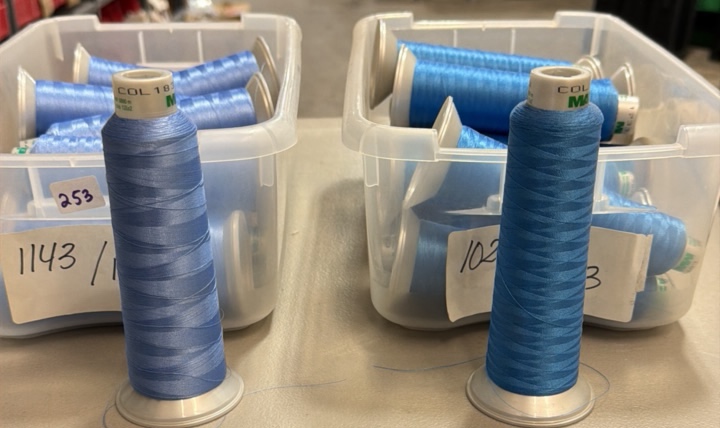 polyester embroidery thread cones