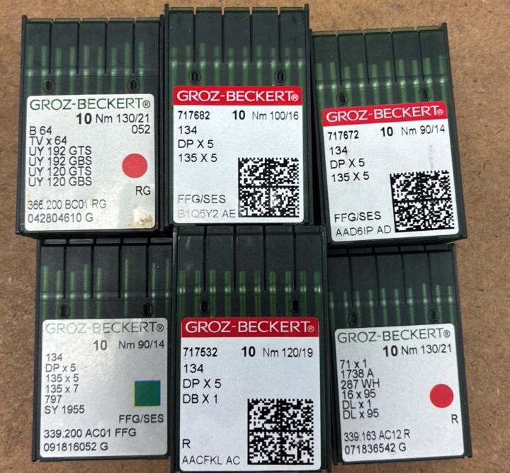 Groz Beckert needles various sizes