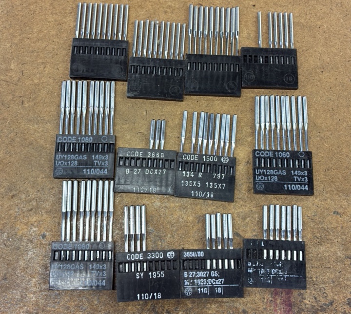 industrial sewing needles assorted