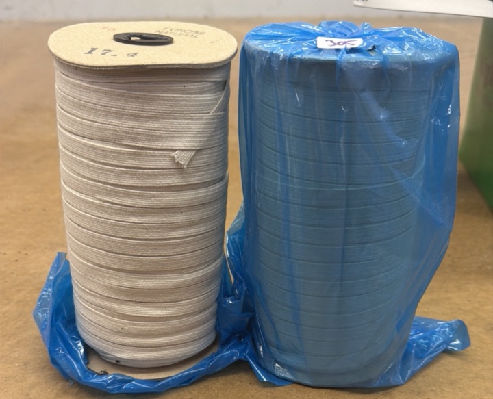 two spools braided elastic