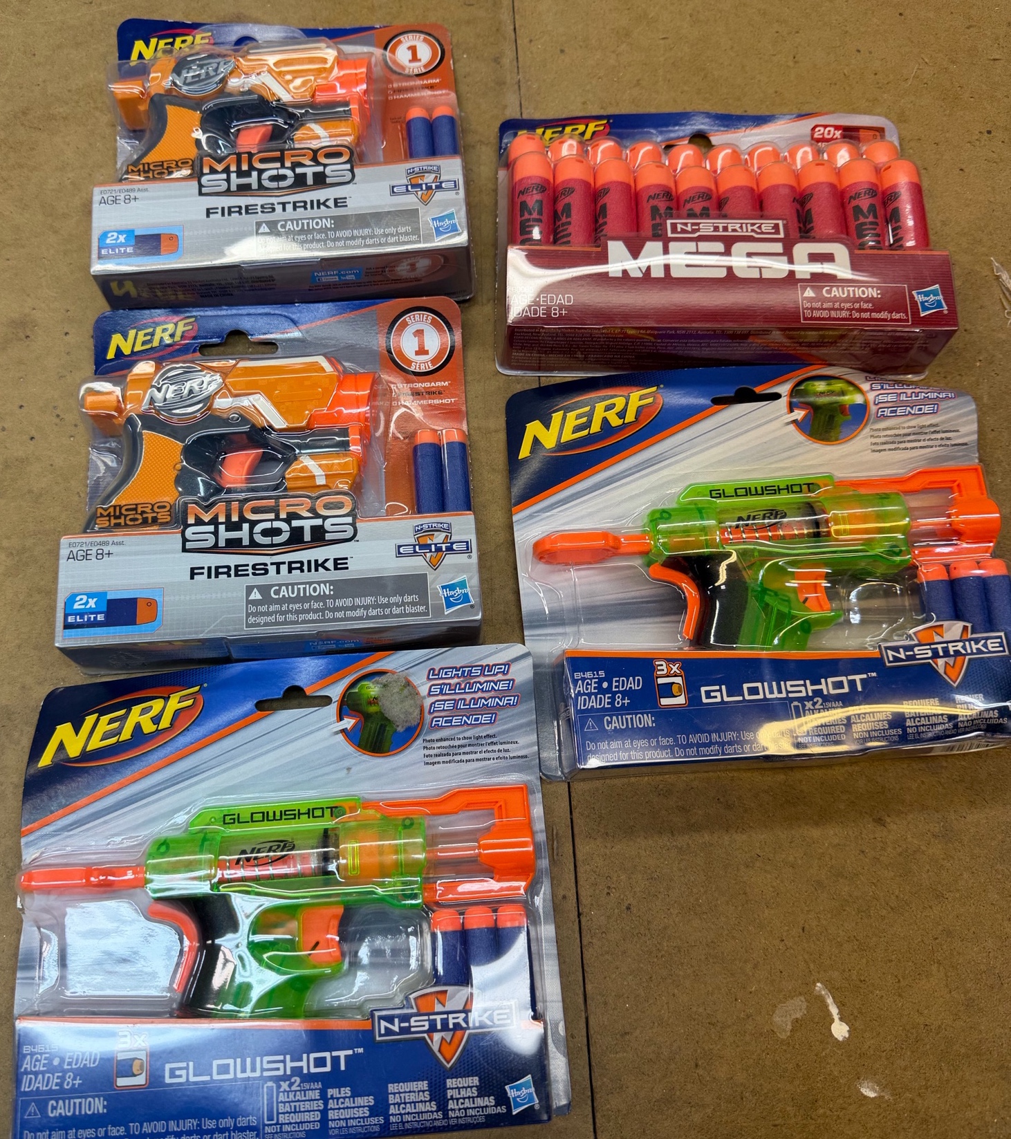 toy lot of nerf guns