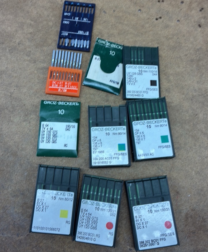 Groz Beckert order a bag of industrial sewing needles