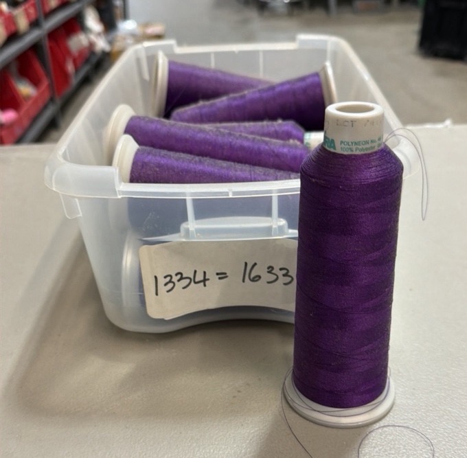 embroidery thread cones