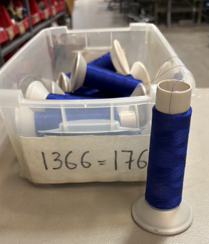 embroidery thread cones