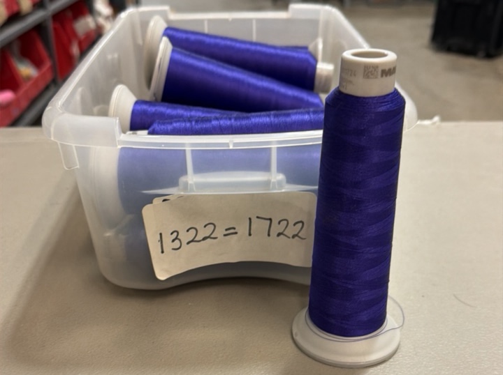 embroidery bread cones