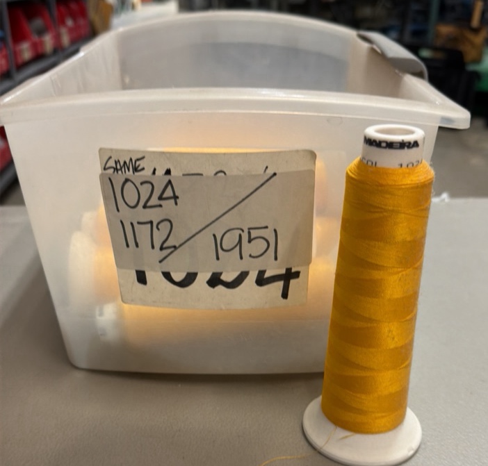 Embroidery thread cones