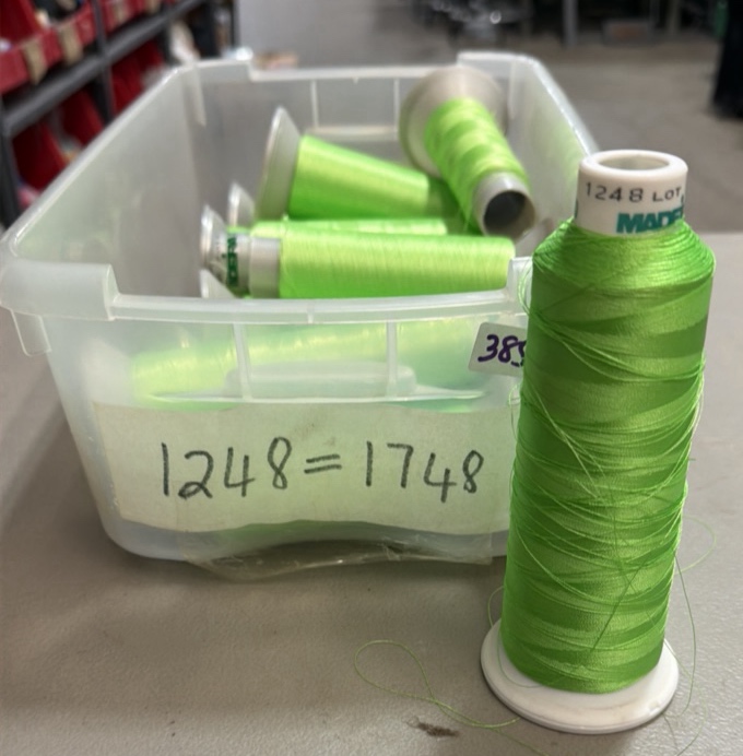 embroidery thread cones