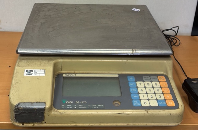 Digital weighing scale