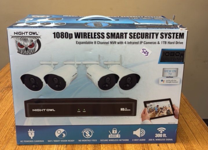 Night owl 1080 P wireless smart security system