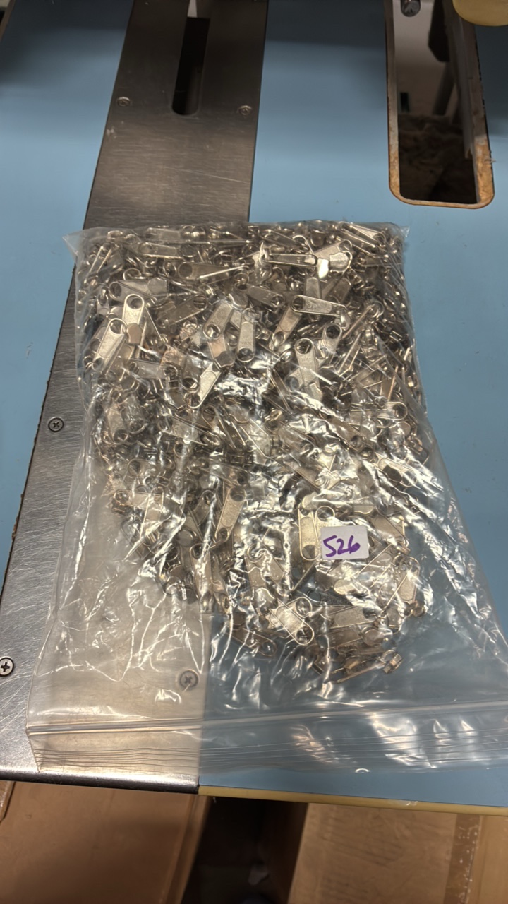 Bag of zippers chrome