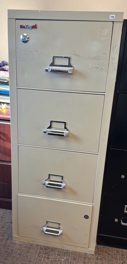 Fire king filing cabinet