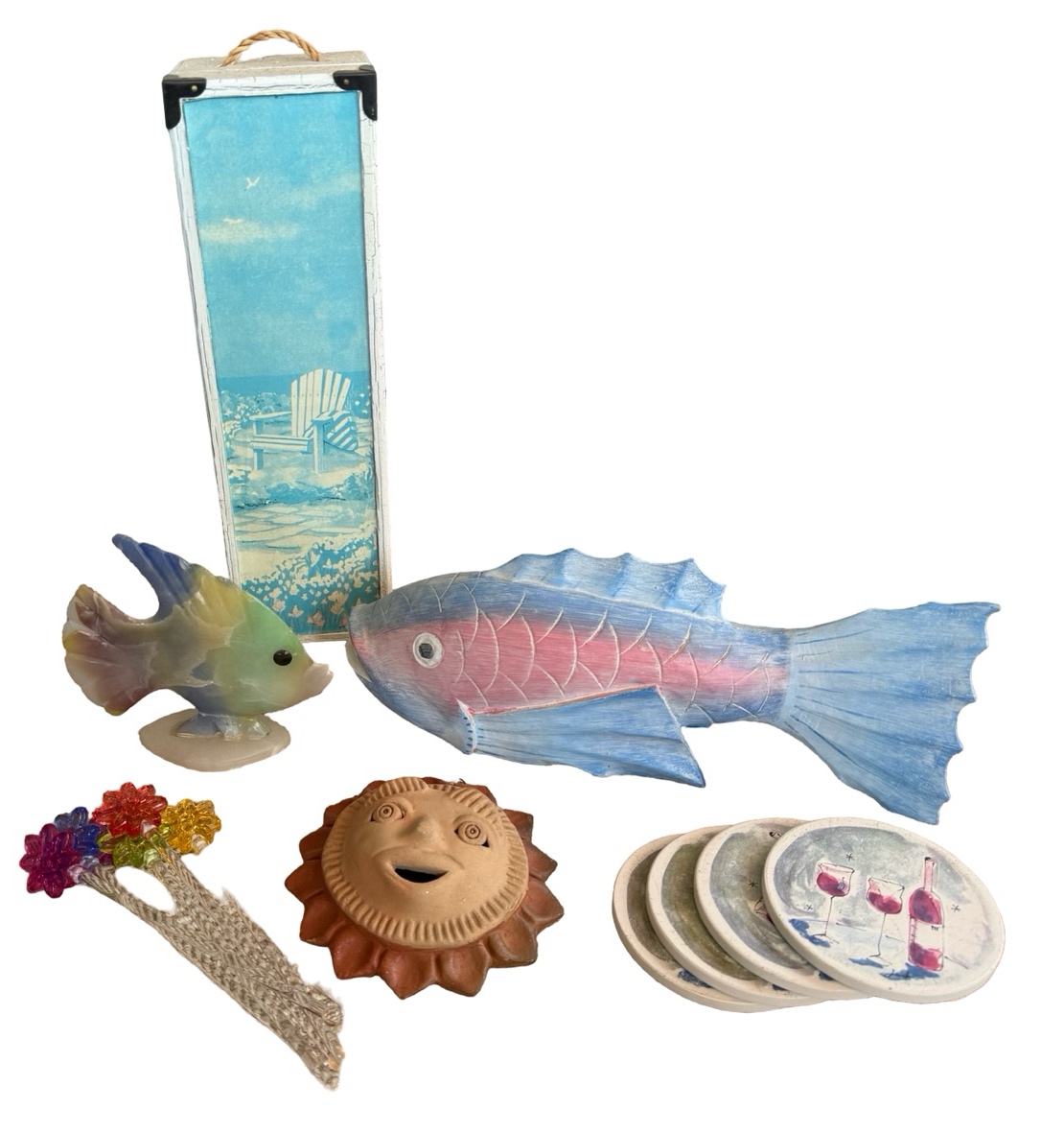 Vintage Beach Themed Decor