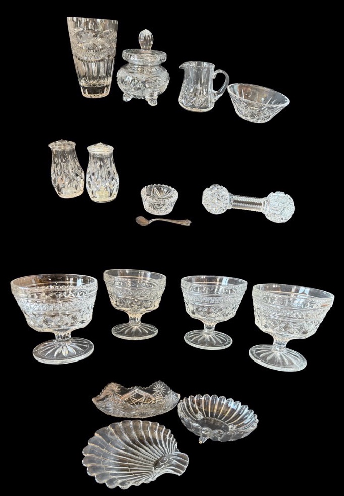 Large Lot of Stunning Cut Crystal Glass