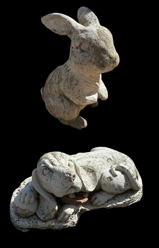 Outdoor Garden Rabbit & Dog Statues