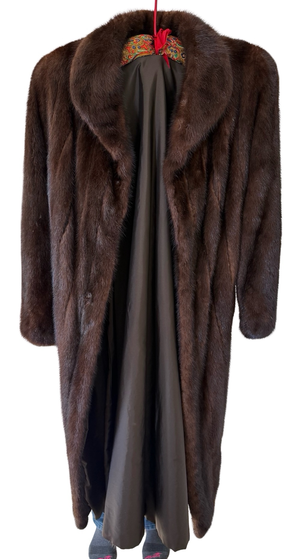 Vintage Daytons Mahogany Mink Full Length Fur Coat