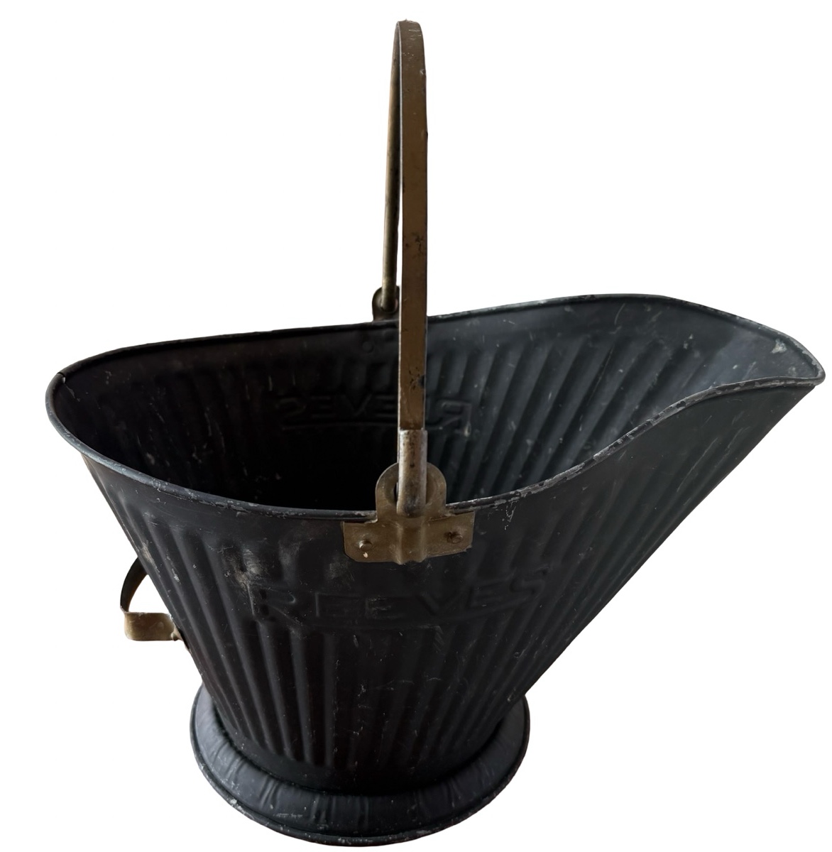 Vintage Black Ash Bucket