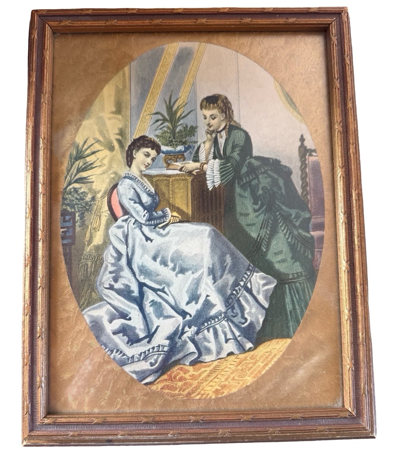 Victorian Style Jewelry Box with Mirror