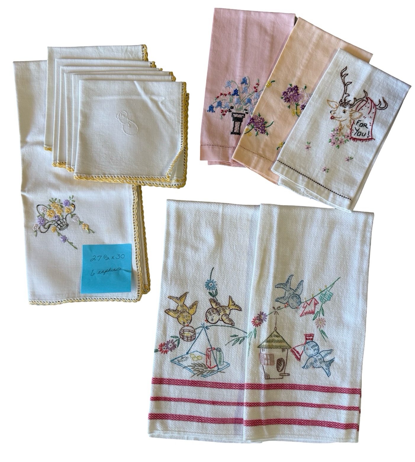 Collection of Vintage Linens