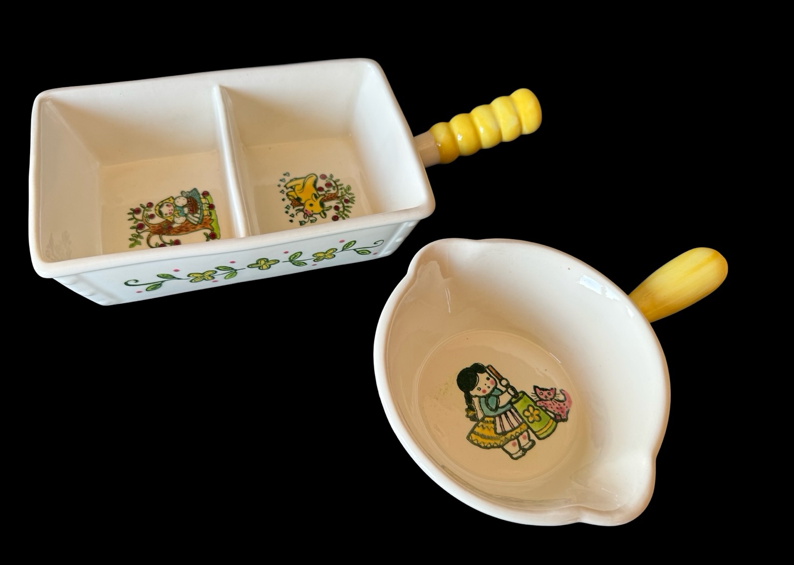 Poppytrail by Metlox Happy Time Serving Dishes