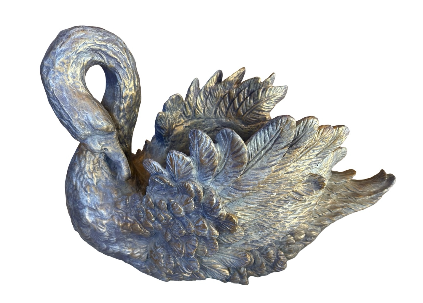 Vintage Swan Planter