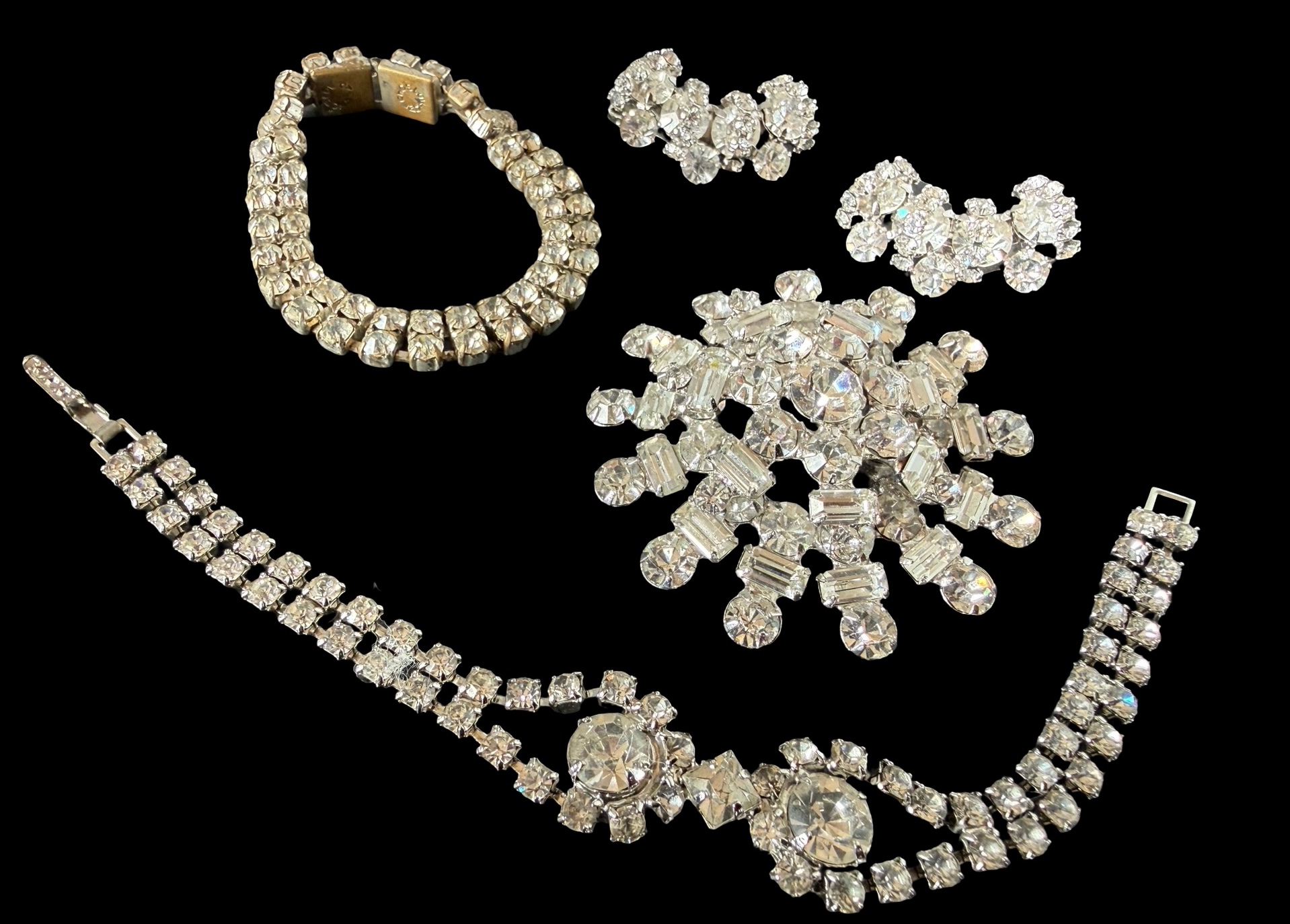 Stunning Vintage Rhinestone Jewelry