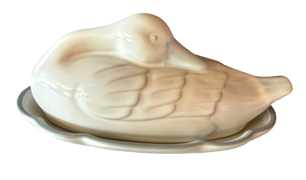 Noritake Goose Butter Dish