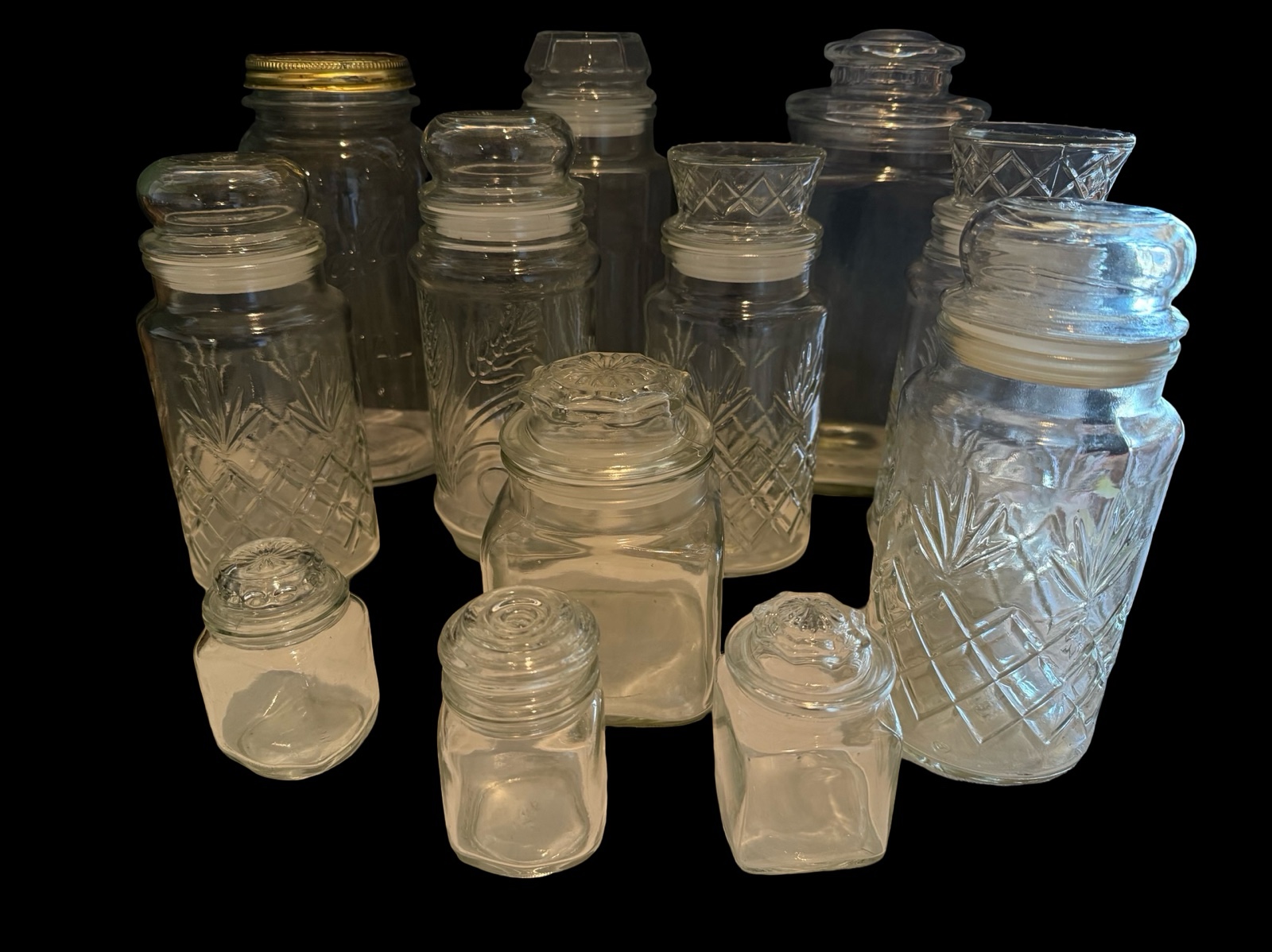 Planters Peanuts Glass Apothecary Jars & Canisters