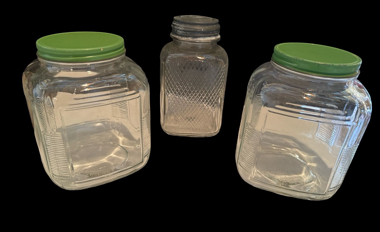 Vintage Hoosier Glass Jars
