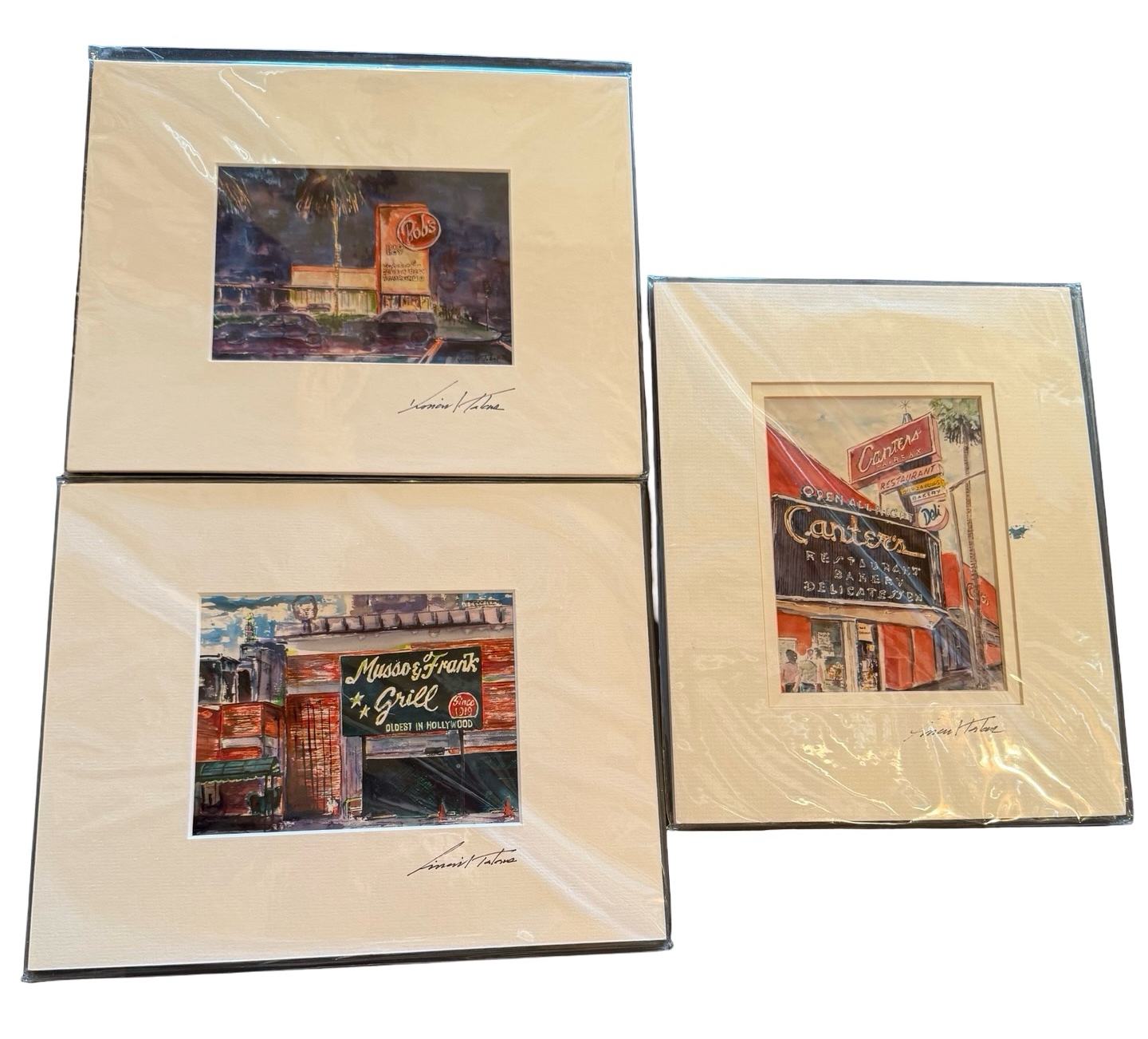 Eatery Watercolors by Vincent Takas