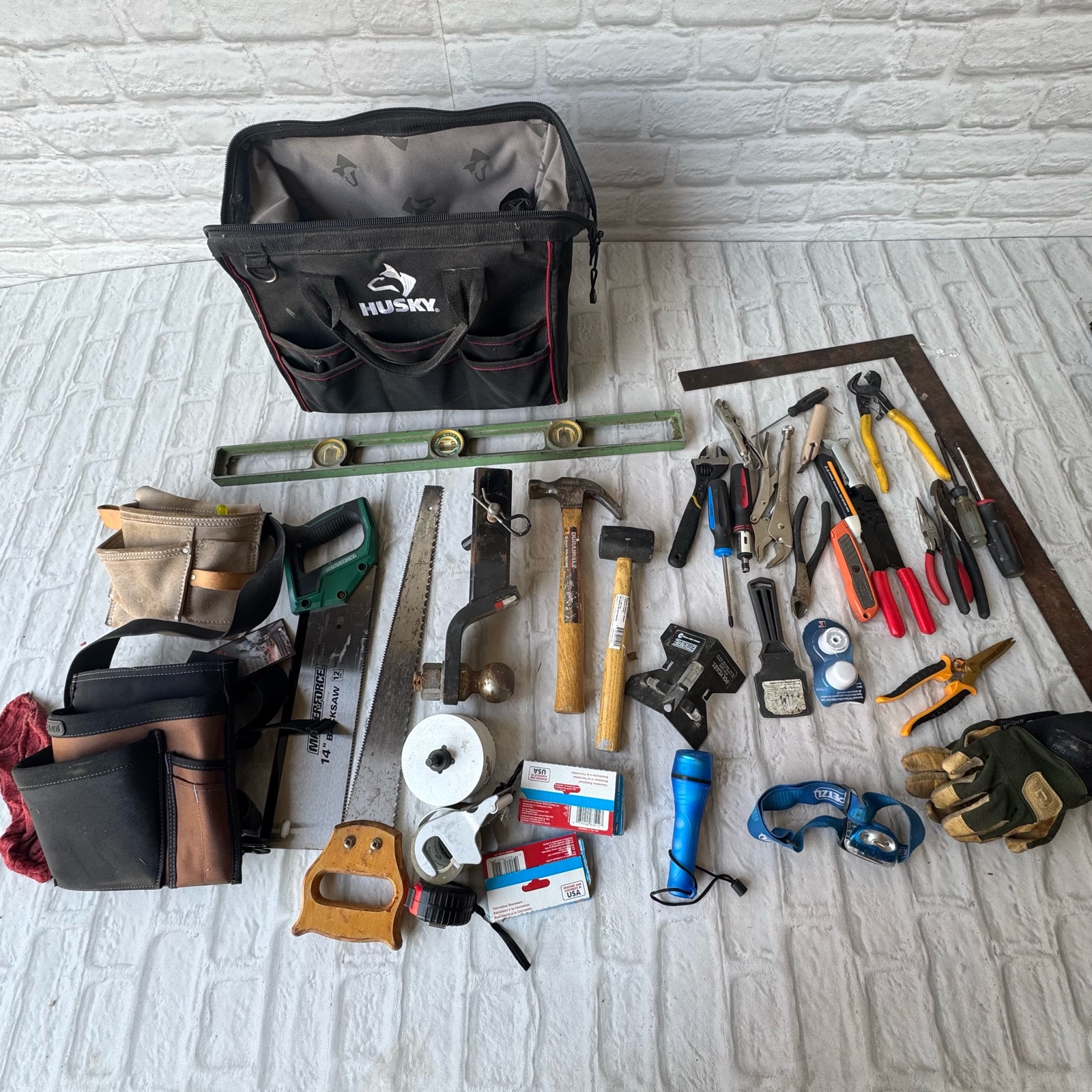 Misc. tools, bags, saws, handhelds etc.