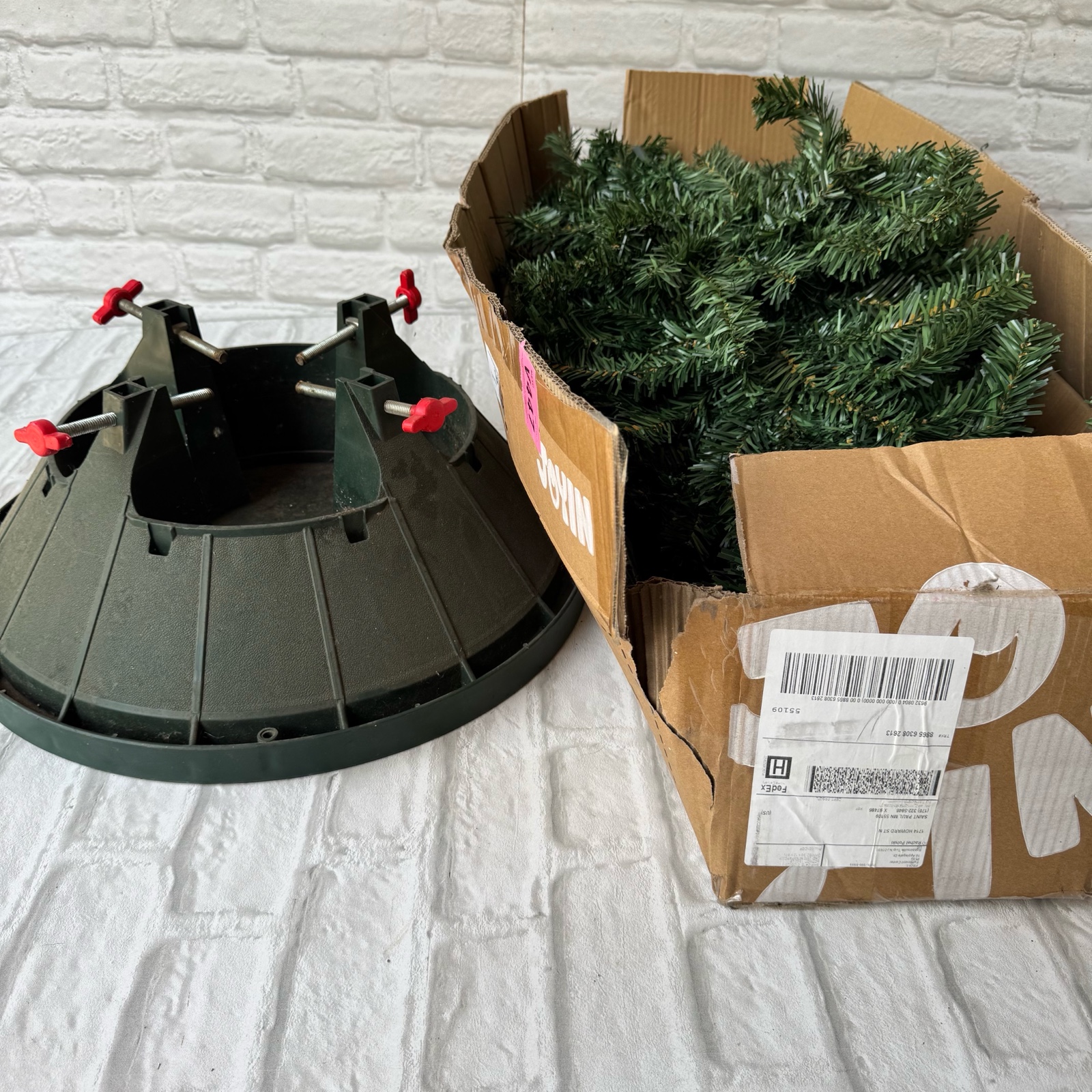 Christmas tree & tree stand