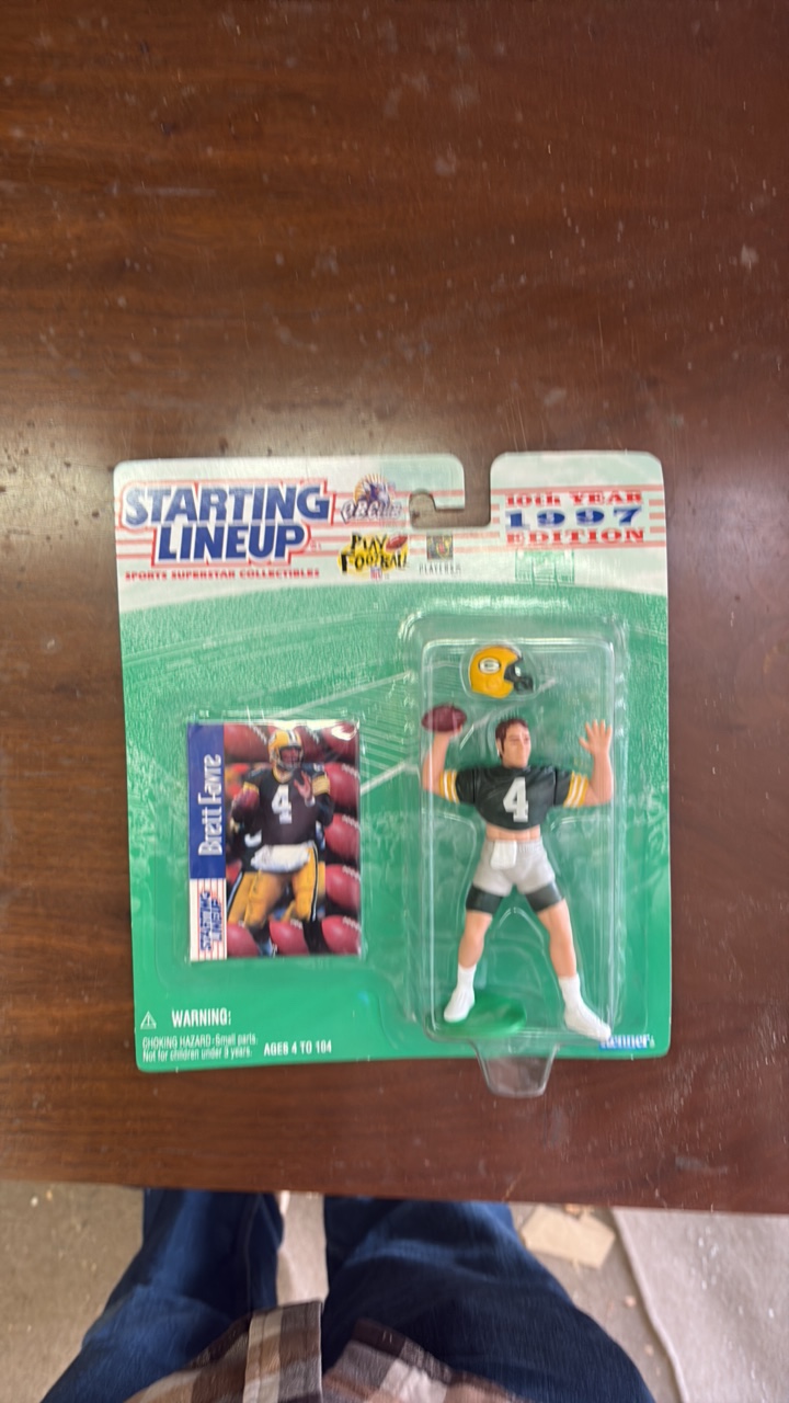 Starting Lineup Sealed Bret Favre Action Figure Green Bay Packers