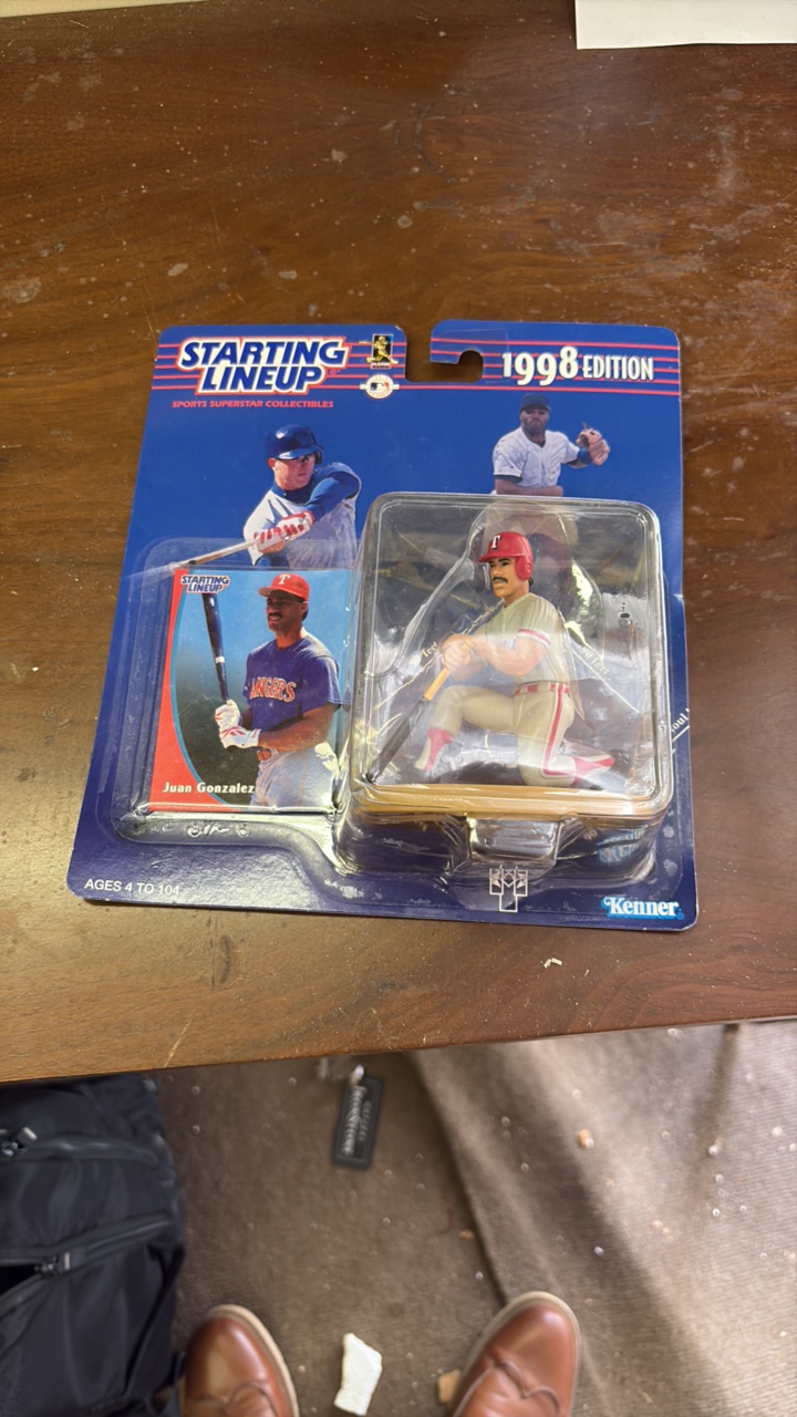 Starting Lineup Sealed Action Figure Juan Gonzalez Baseball Sealed New