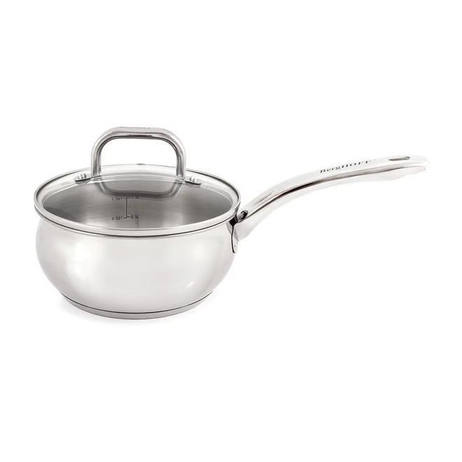 2-Piece BergHOFF Sauce Pan with Lid 1 Quart and 2.5 Quart Retail $130
