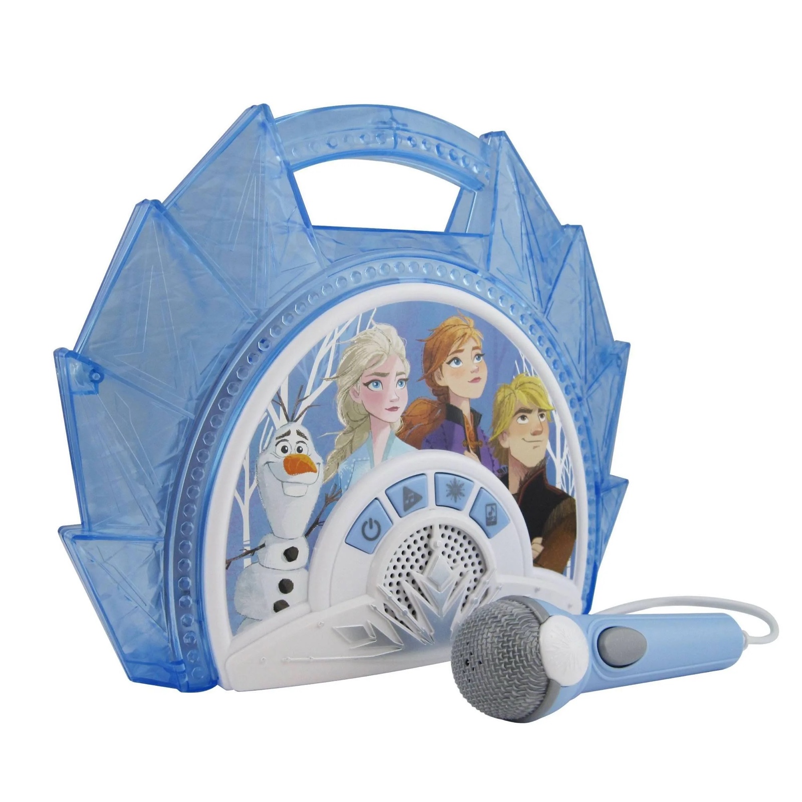 Disney Frozen 2 Sing-Along Boombox Plastic Toy Music Players with Lights, Disney Licensed