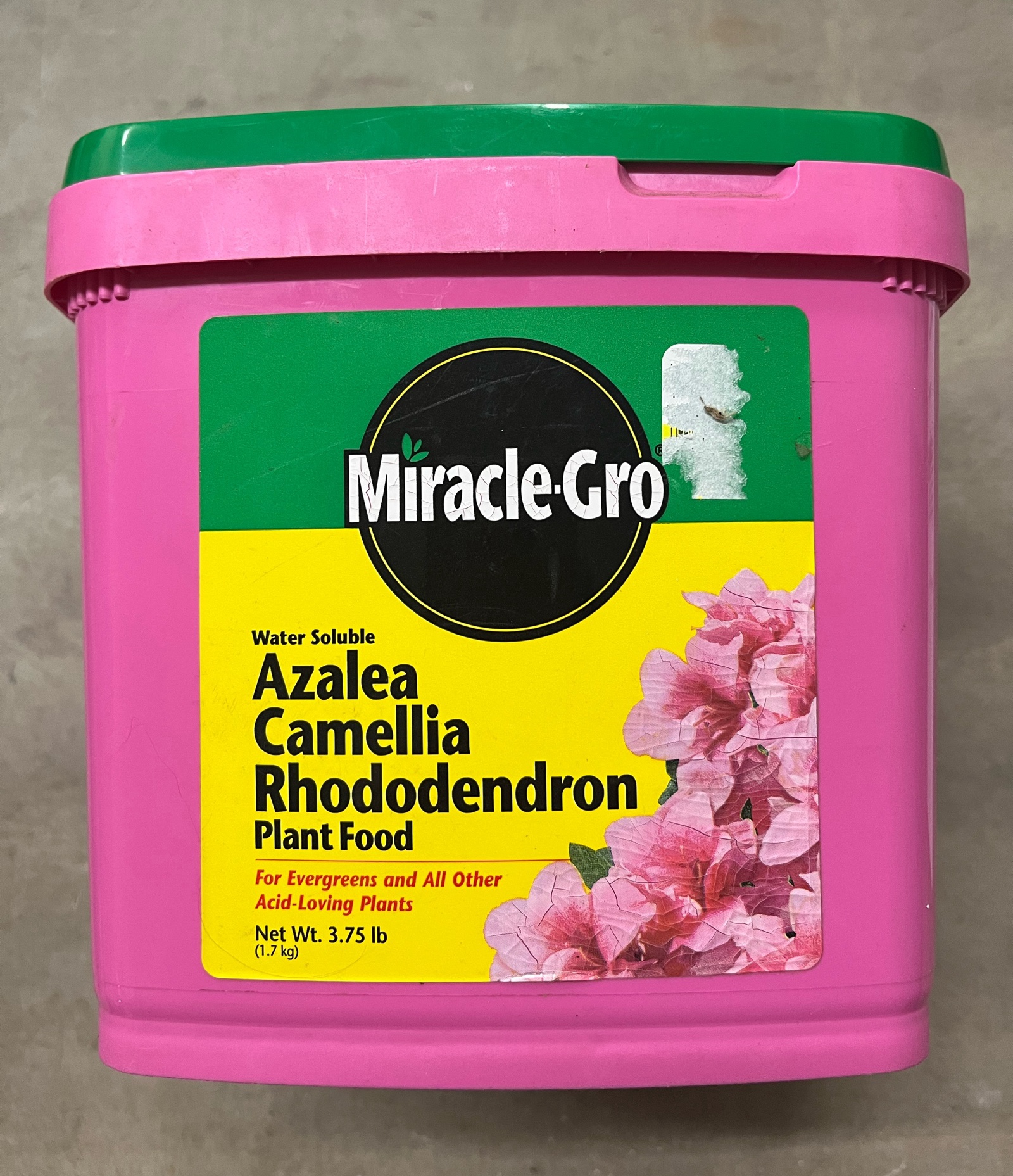 Miracle-Gro Water Soluble Azalea, Camellia & Rhododendron Plant Food.