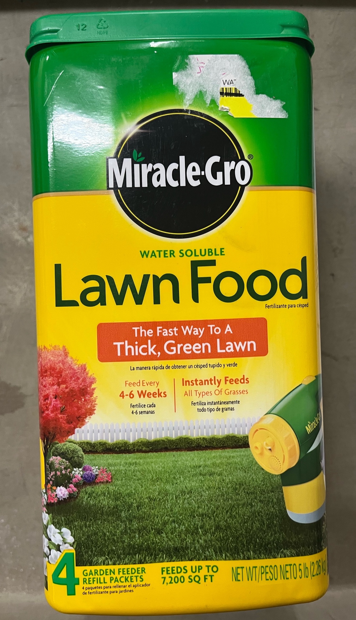 Miracle-Gro 5 Lb Water-Soluble Lawn Food
