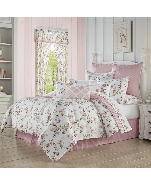 Rosemary 4-Pc. Comforter Set, Queen Retail $400