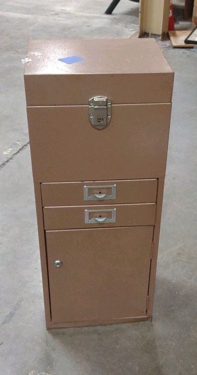 vintage file cabinet