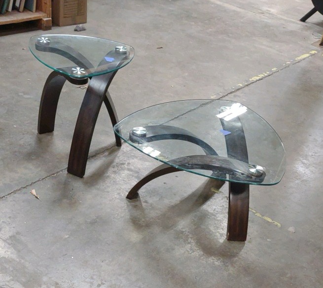 glass tables