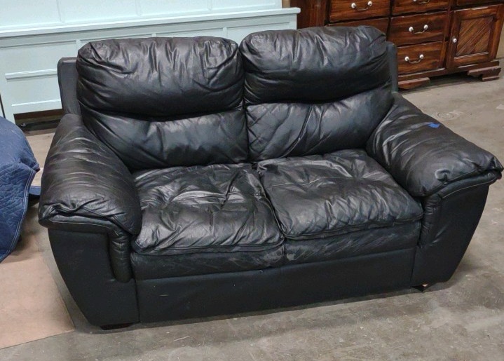 black love seat