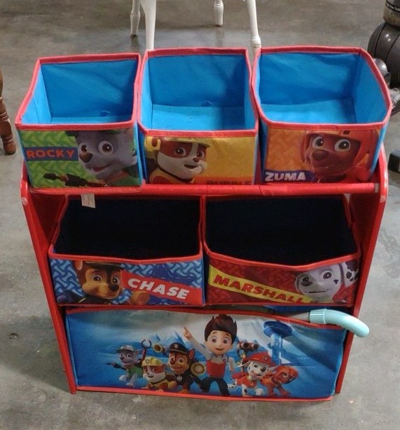 paw patrol toy storage